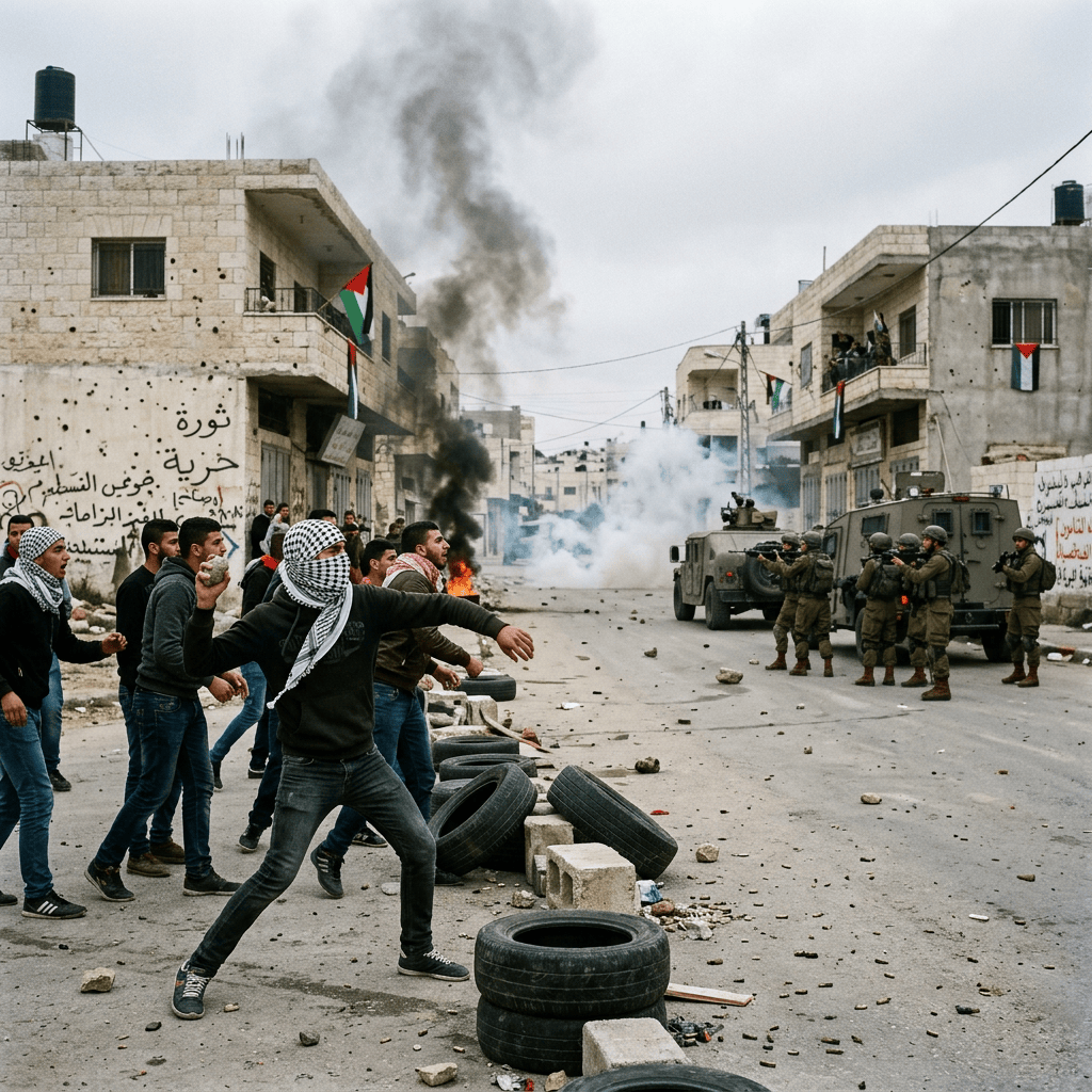 Portada panorámica sobre la intifada